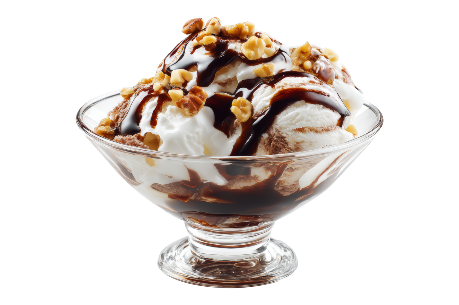 Close-up of sundae indulgence png