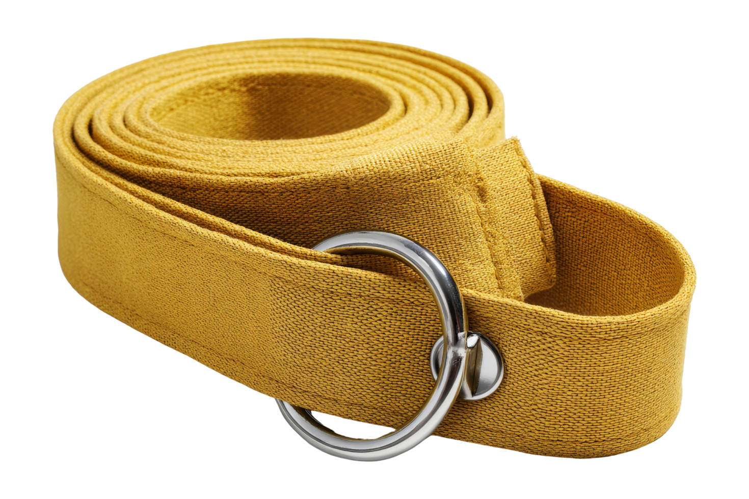 Isolated yellow belt studio close-up png