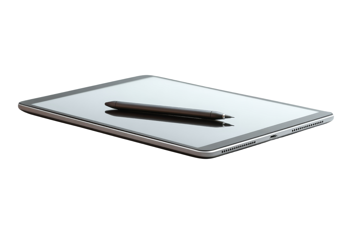 Isolated tablet display studio tech png