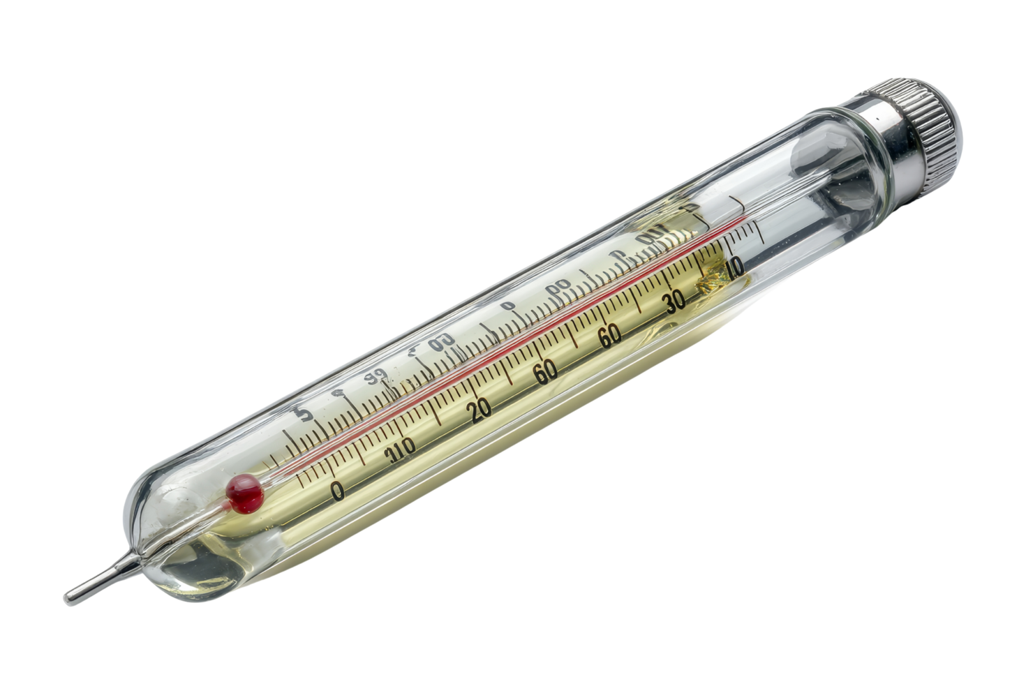 Studio image isolated thermometer png