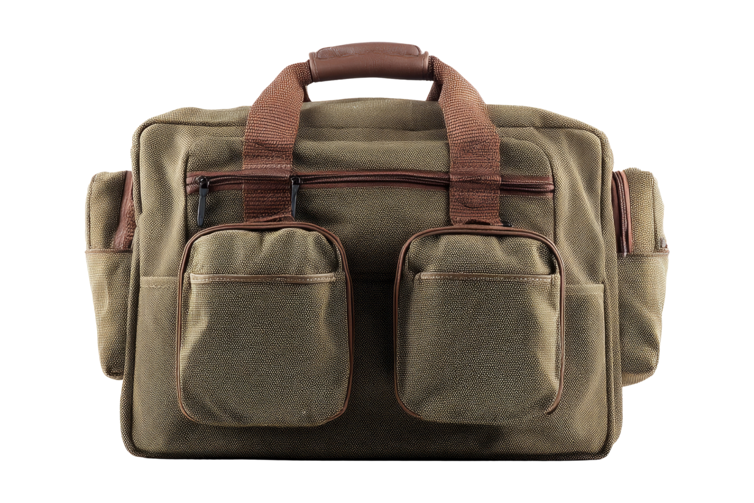 Isolated business bag in studio space png