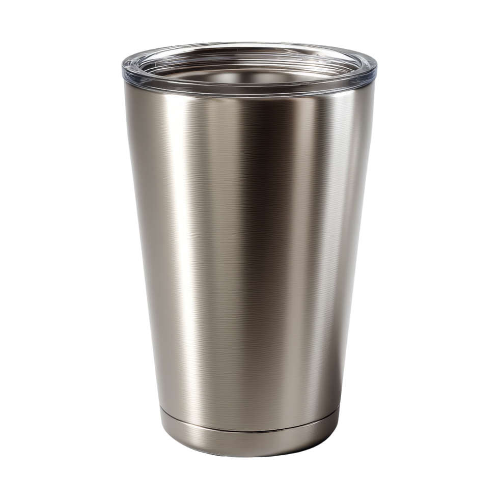 Contemporary metal cup design png