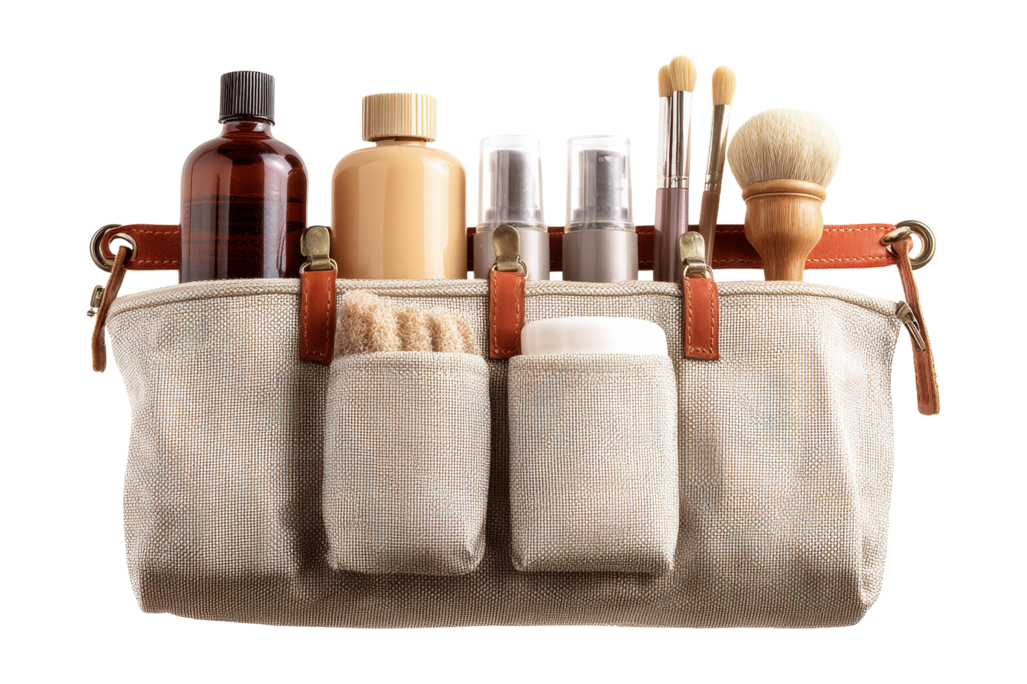 Close-up beauty organizer bag png