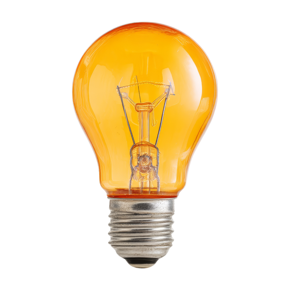 Light bulb photo studio close-up png
