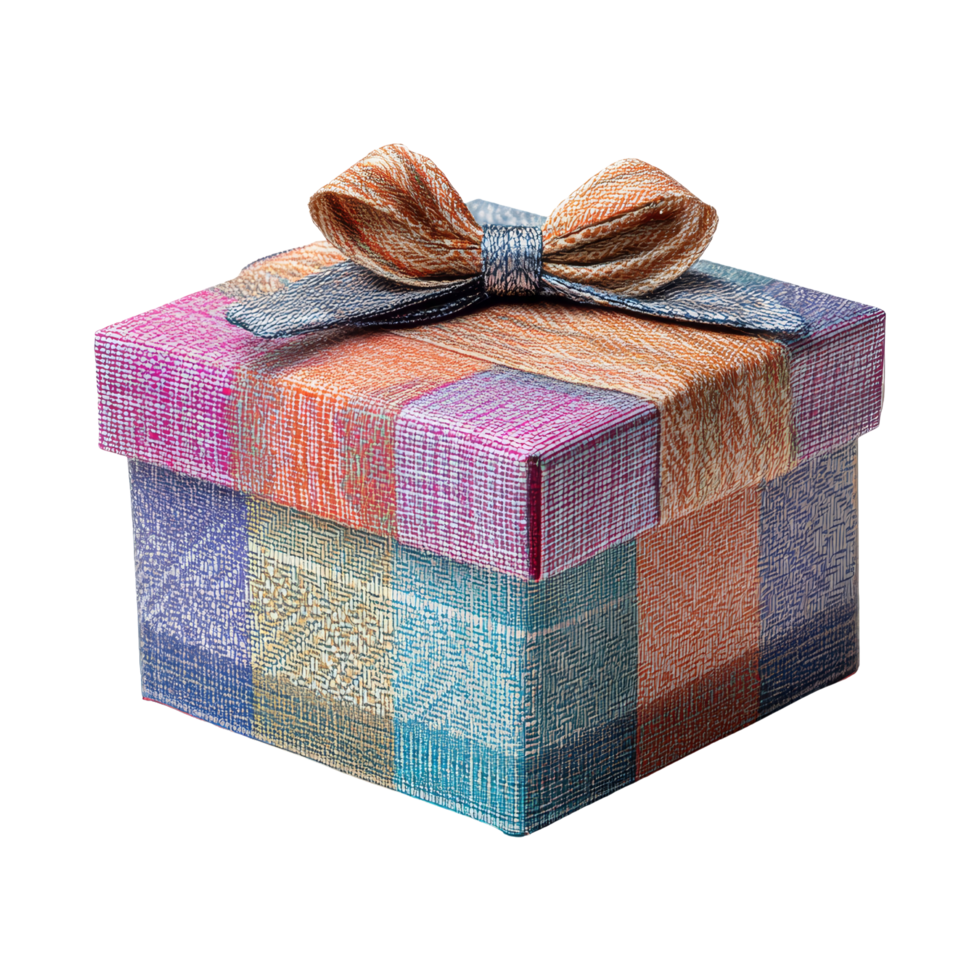 Decorative gift box close-up png