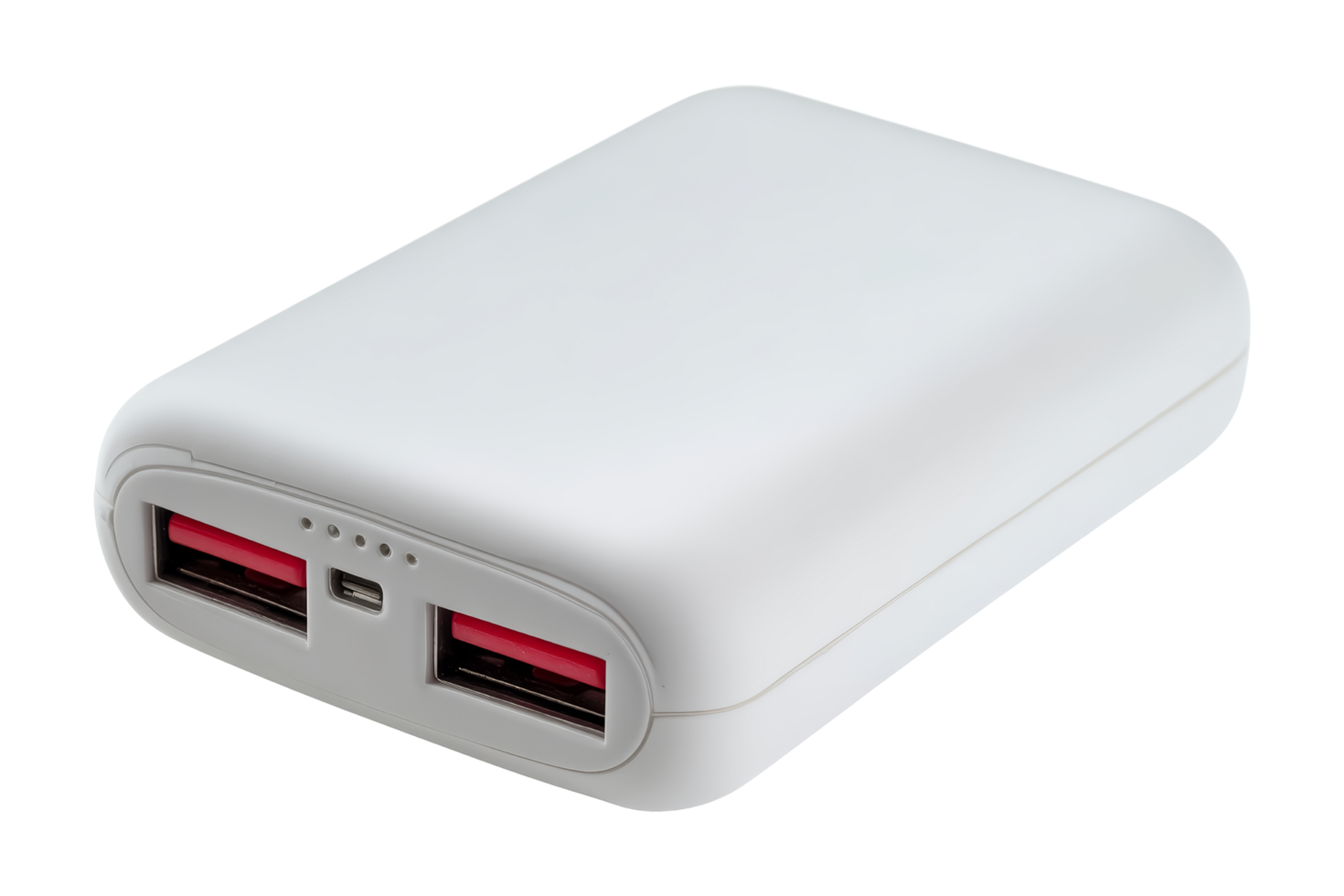 Close-up of isolated power bank png