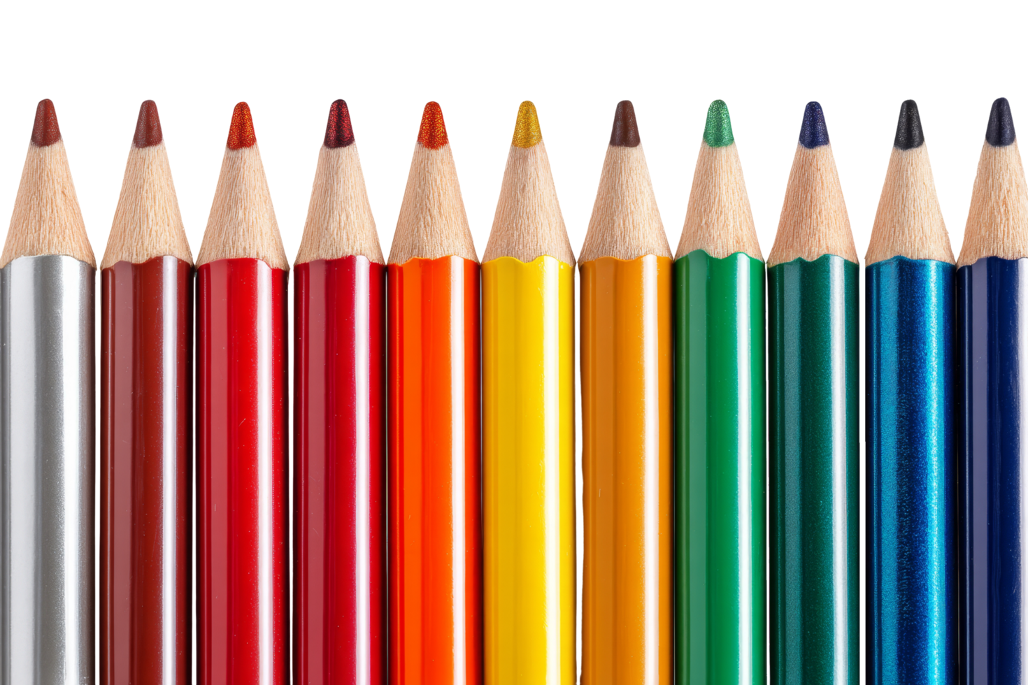Colorful pencil art studio photography png