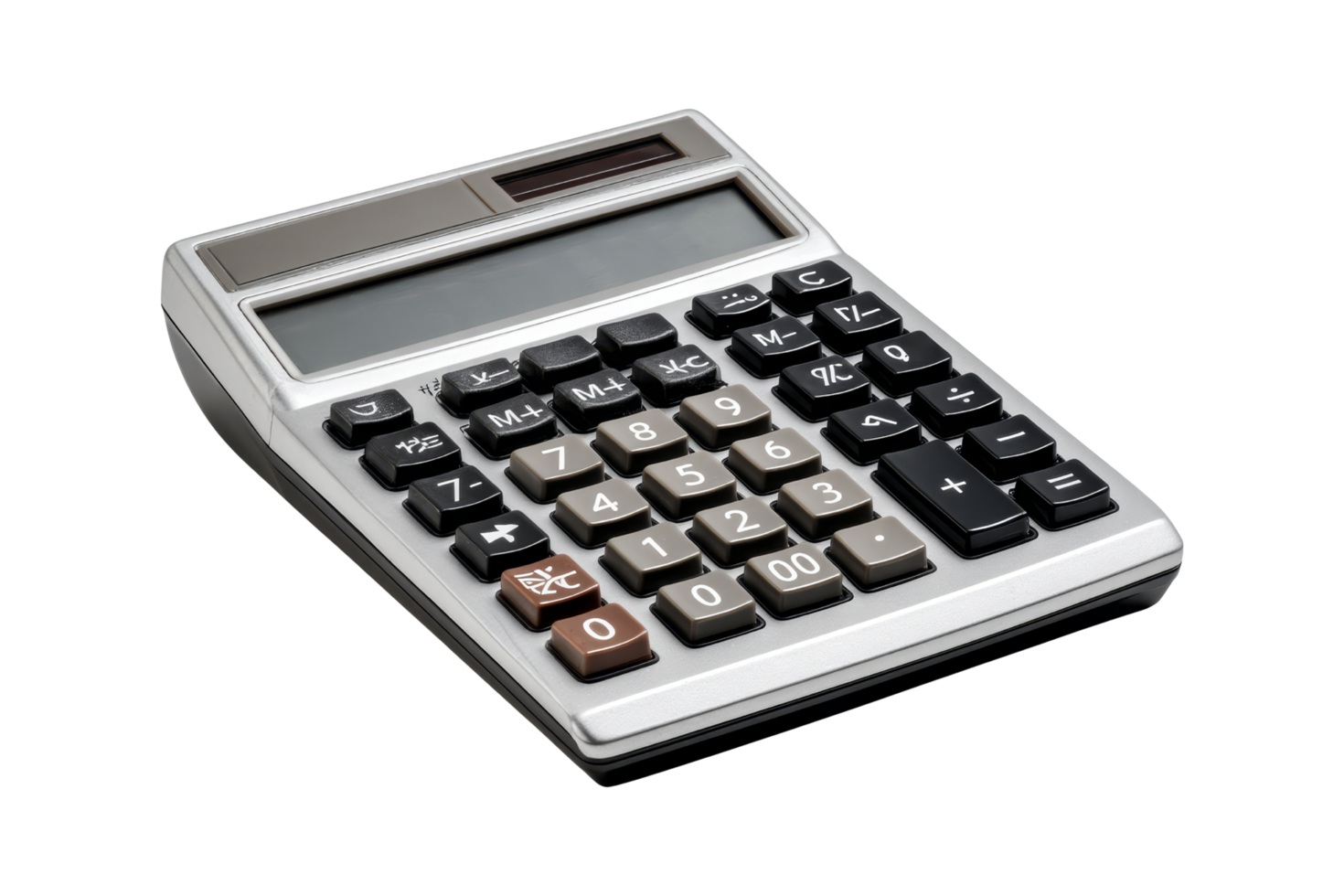 Calculating office finances a top-down view png