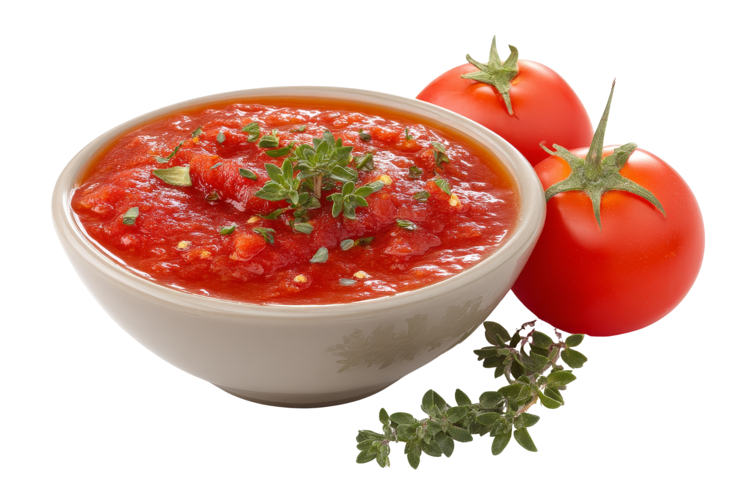 Fresh tomato salsa preparation at home png