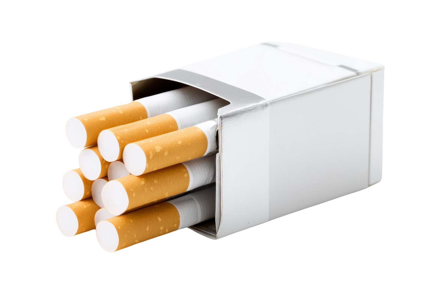 Close-up of cigarettes in retail display png