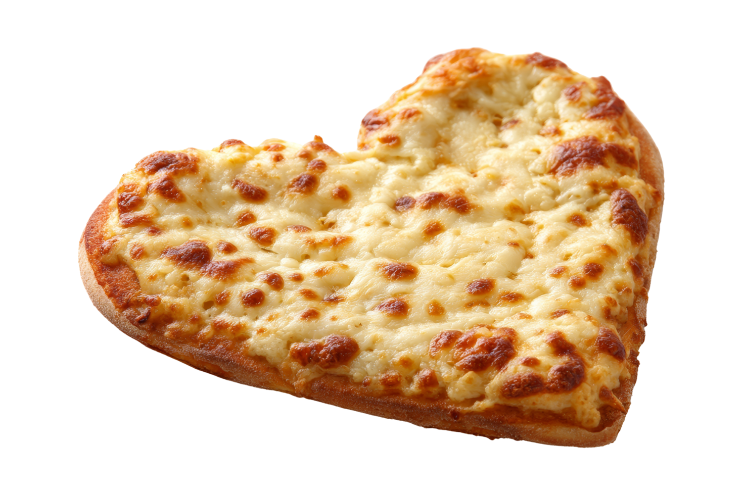 Cozy love heart-shaped pizza delight png