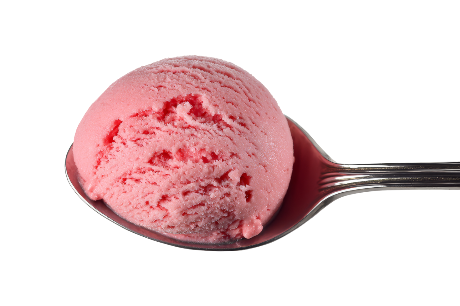 Close-up of strawberry ice cream delight png