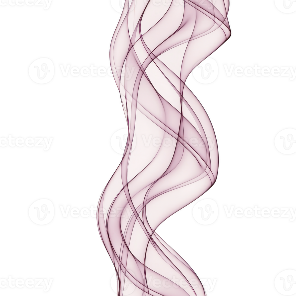 Flowing abstract design with intertwining pink and white lines creates sense of movement and elegance against transparency background png