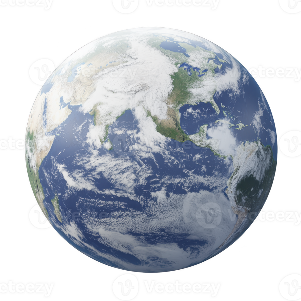 view of Earth from space shows continents, oceans, and swirling clouds, highlighting planet natural beauty and diversity. image captures vastness and complexity of Earth surface png
