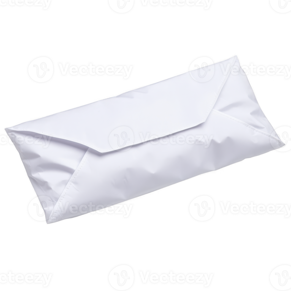 uma lustroso branco envelope com triangular aba, perfeito para enviando documentos ou cartas, isolado em transparência fundo. envelope limpar \ limpo Projeto é ideal para profissional ou pessoal usar png