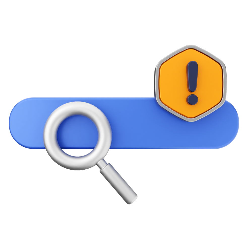 A magnifying icon with a magnifying glass and a blue button png