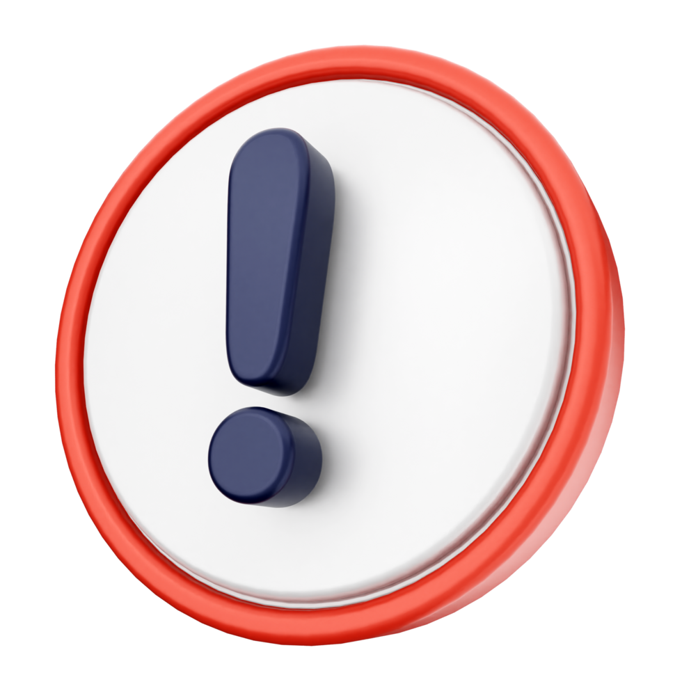 A red and blue exclamation mark on a black background png