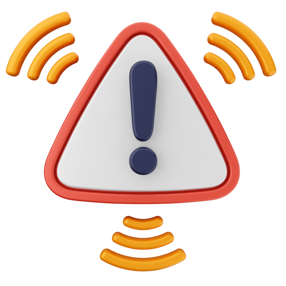 A warning sign with a red triangle and a warning symbol png