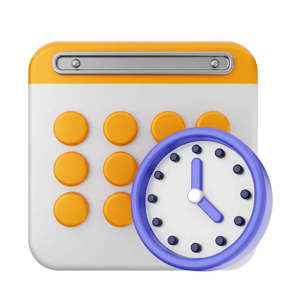 A clock and a calculator icon png