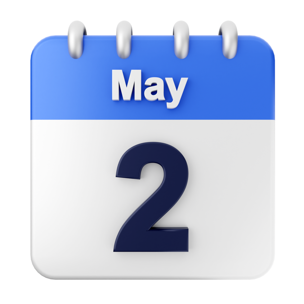 May 2 calendar icon png