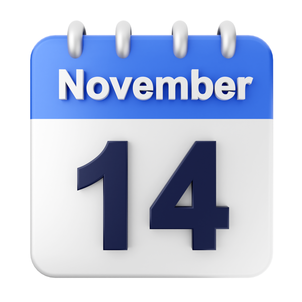 Calendar november 14th png