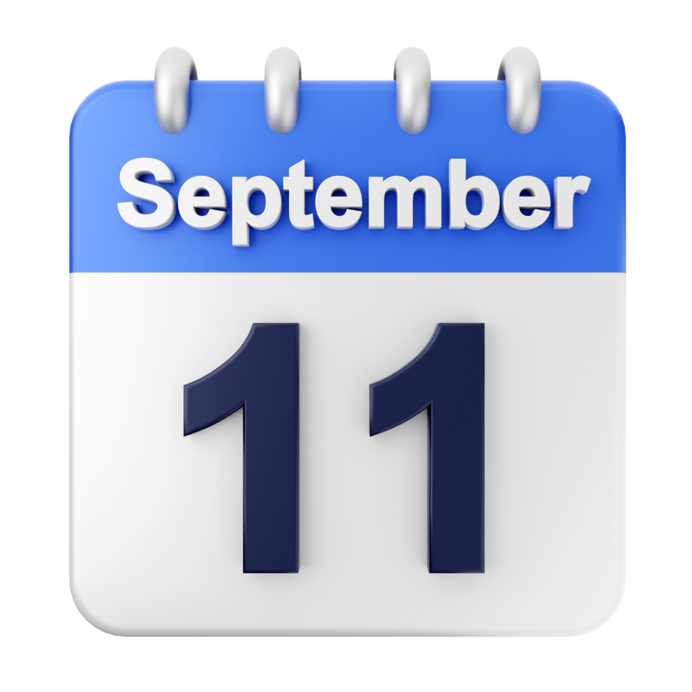 September 11th calendar icon png