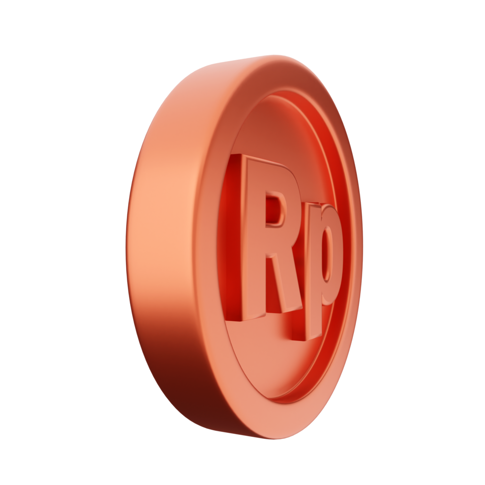 A 3d rendering of an orange rp logo png