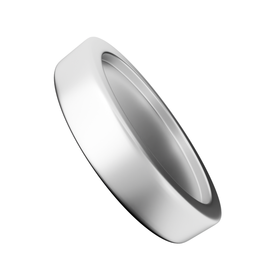 A white wedding ring on a black background png