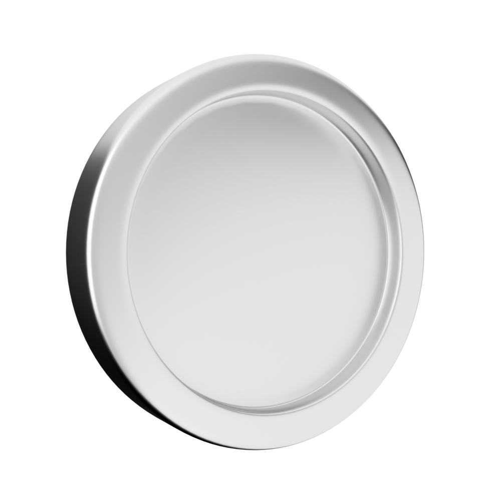 A round silver object on a black background png