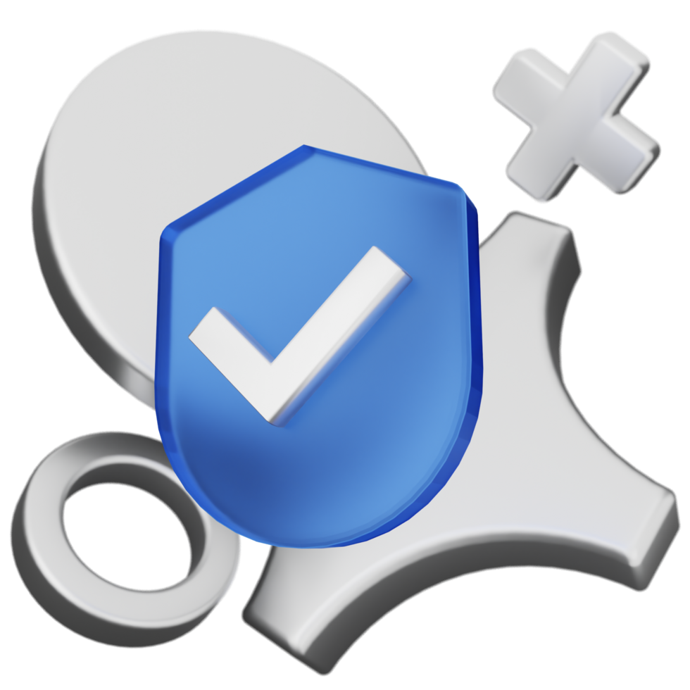 A shield with a check mark and a check mark png