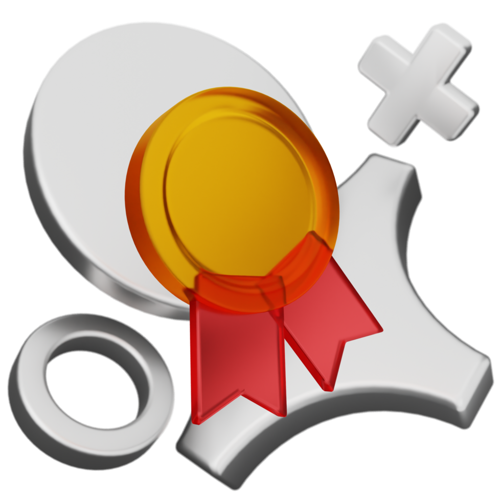 A medal and a cross are on a black background png