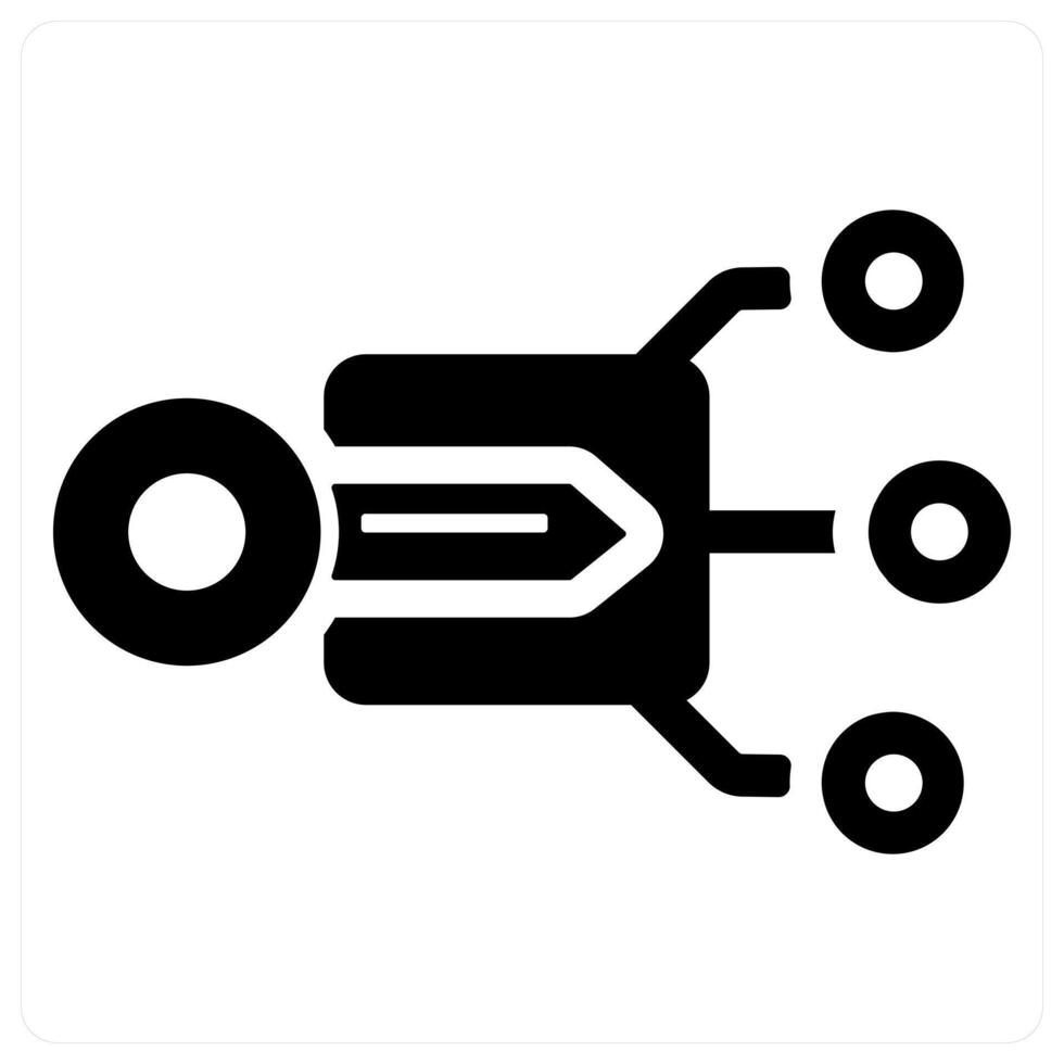 Encryption and security icon concept in black filled color vector