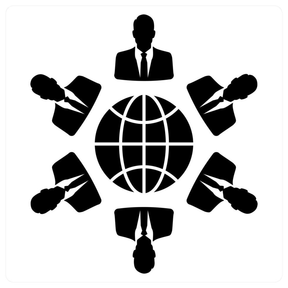 Culture and citizen icon concept in black filled color vector