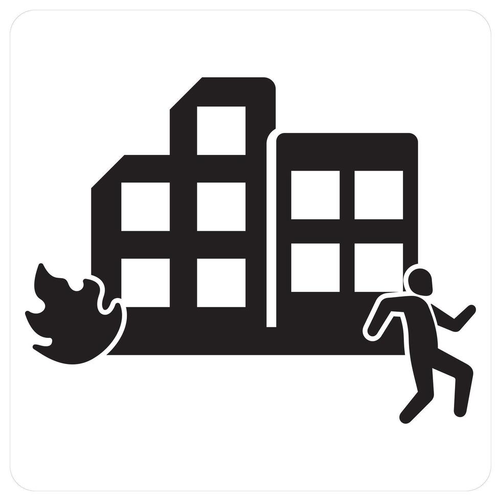 Attack and battle icon concept in black filled color vector