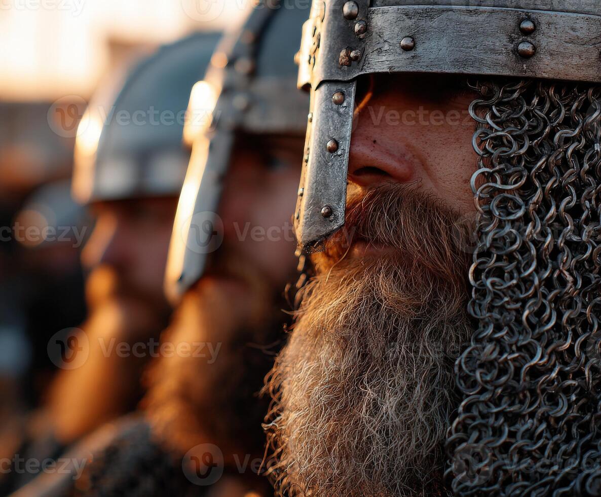 The man has a beard photo