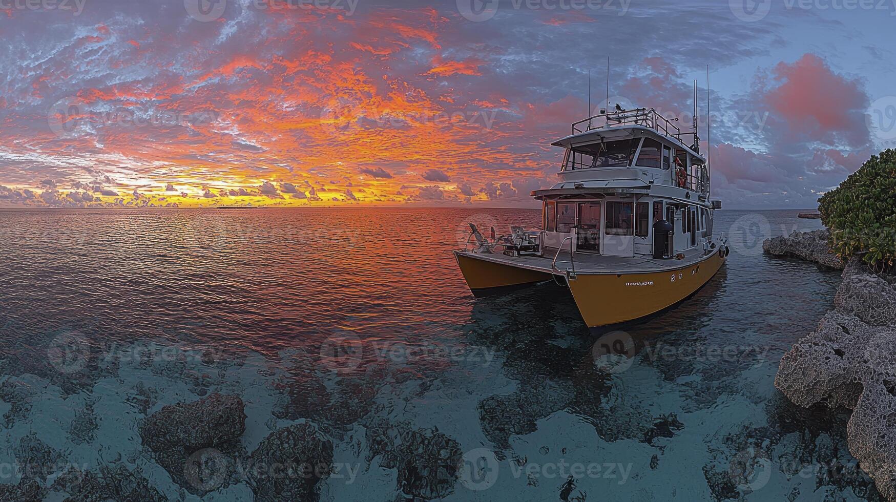 A boat in the water photo