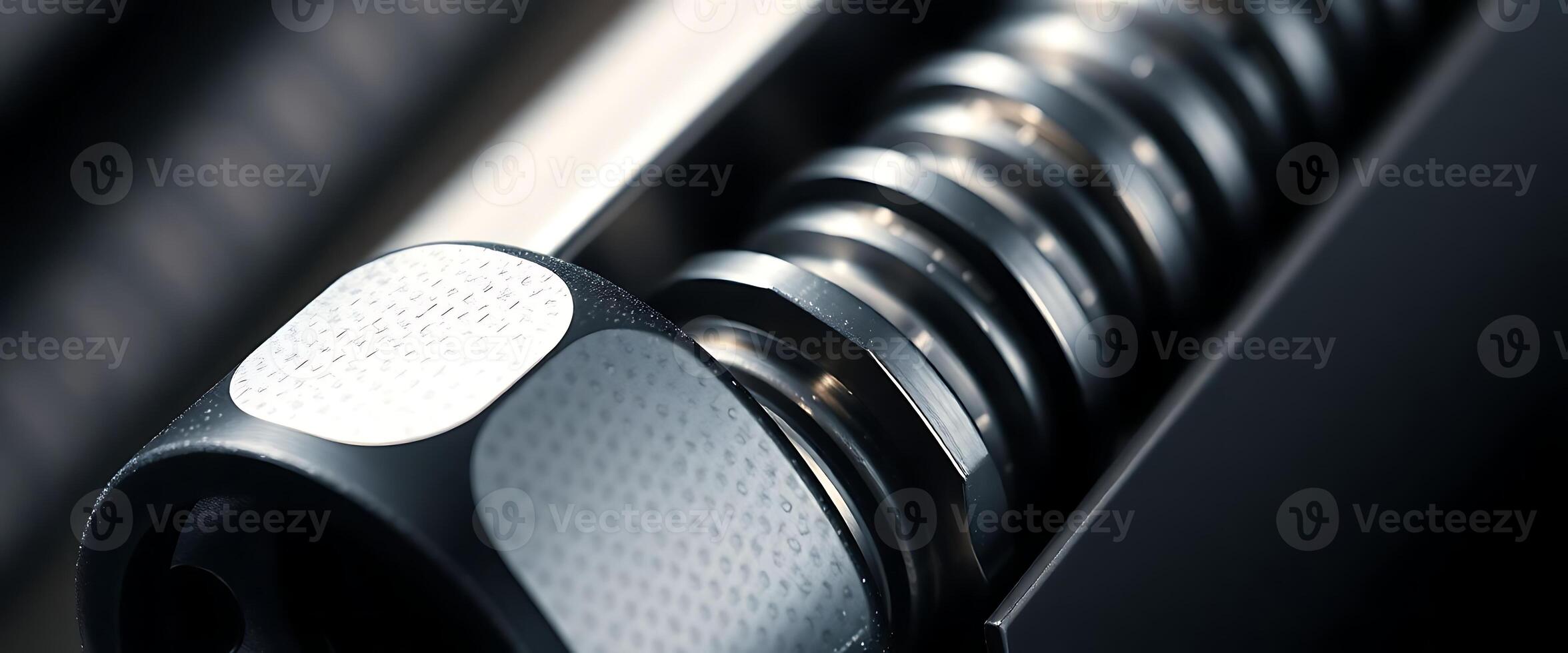 close up of a black and white radiator photo