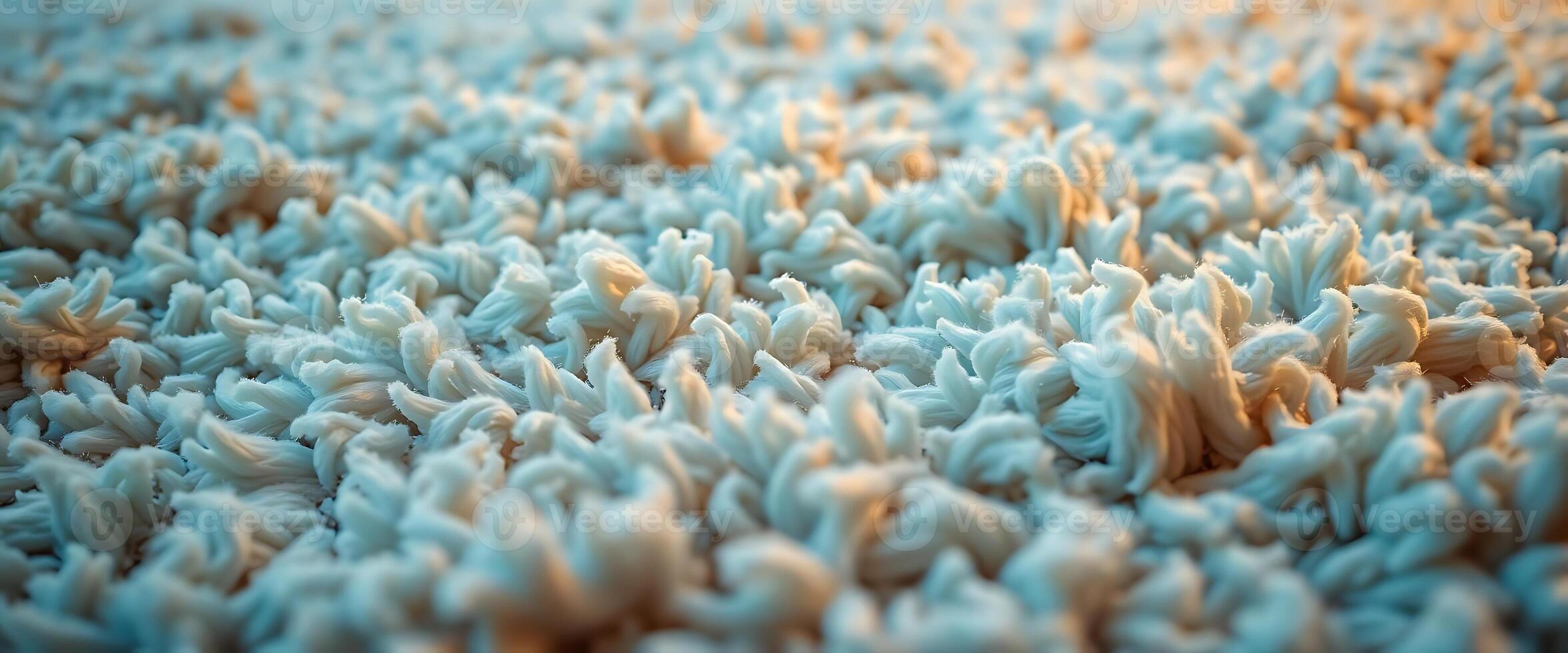 close up of a carpet with a lot of small white flowers photo