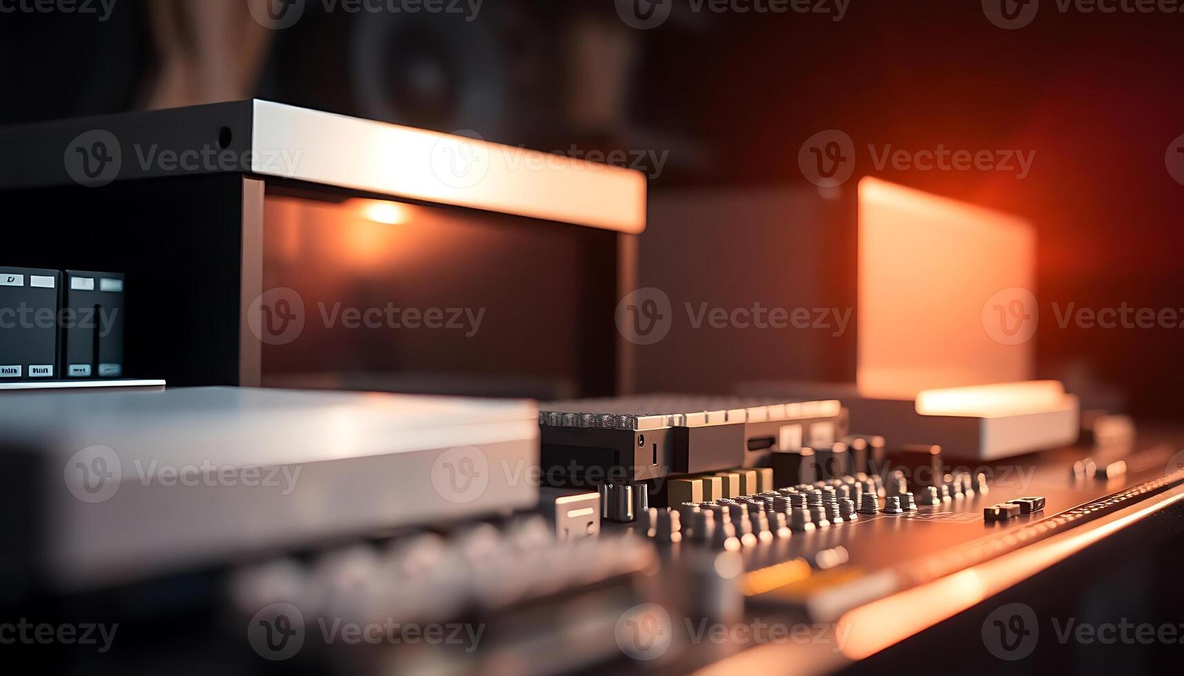 close up view of a computer processor photo