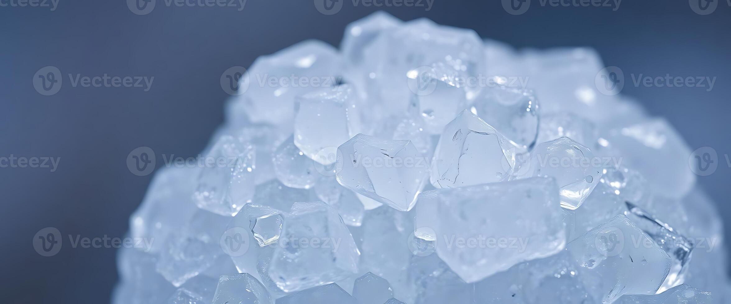 bunch of ice cubes sitting on top of a table photo
