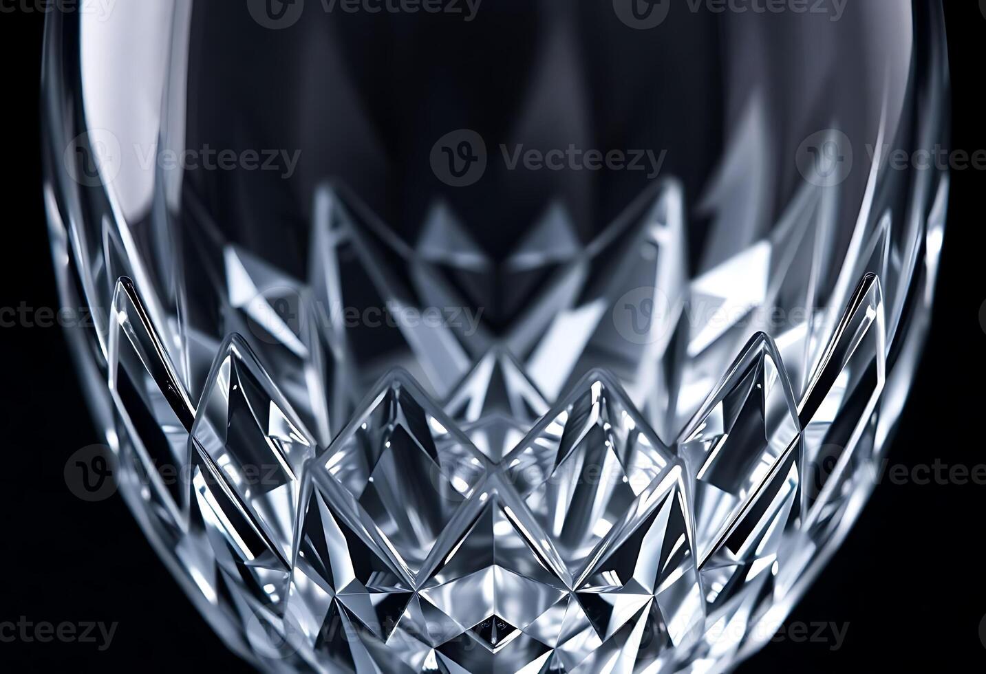 close up of a wine glass on a black background photo