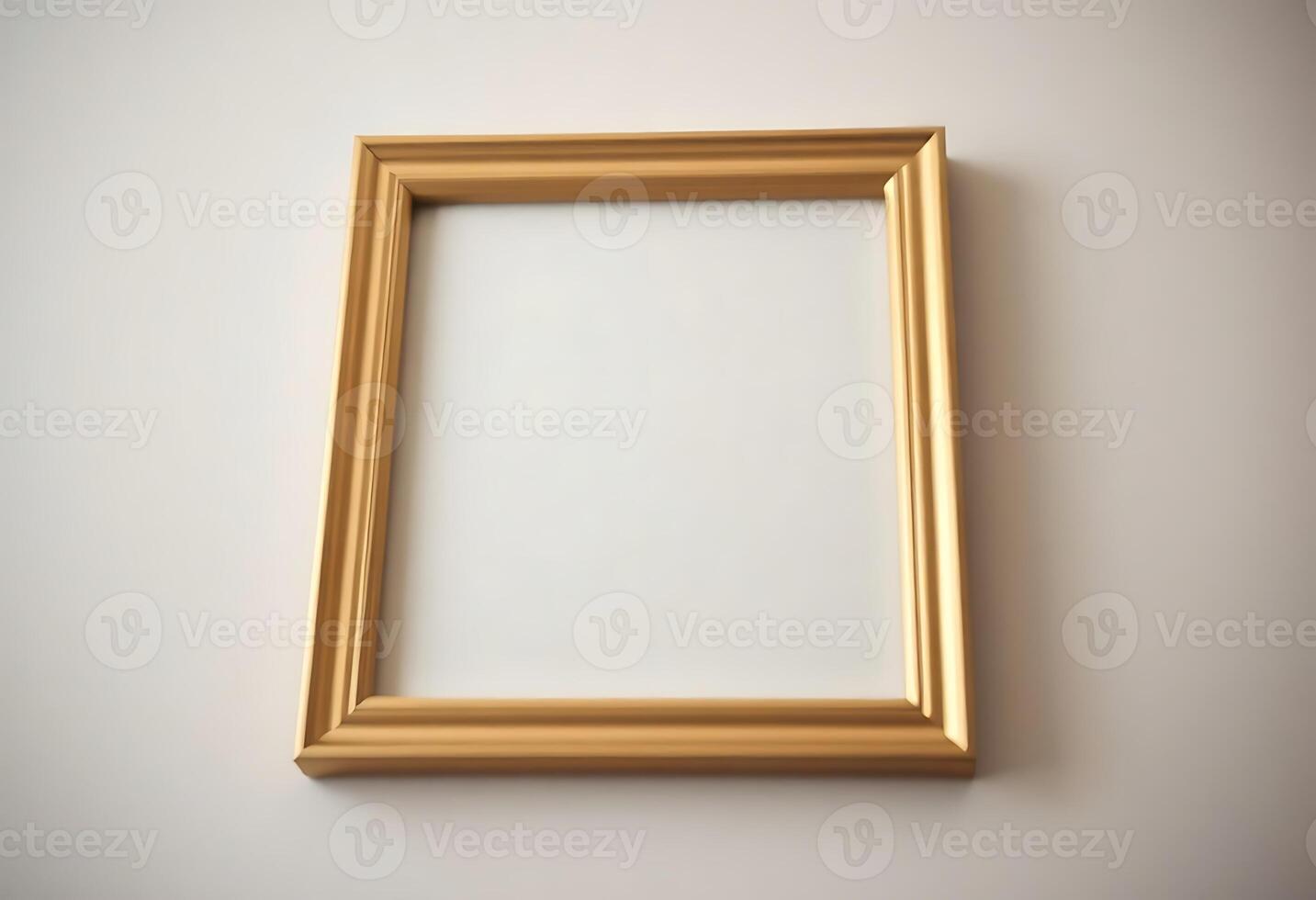 empty picture frame hanging on a wall photo