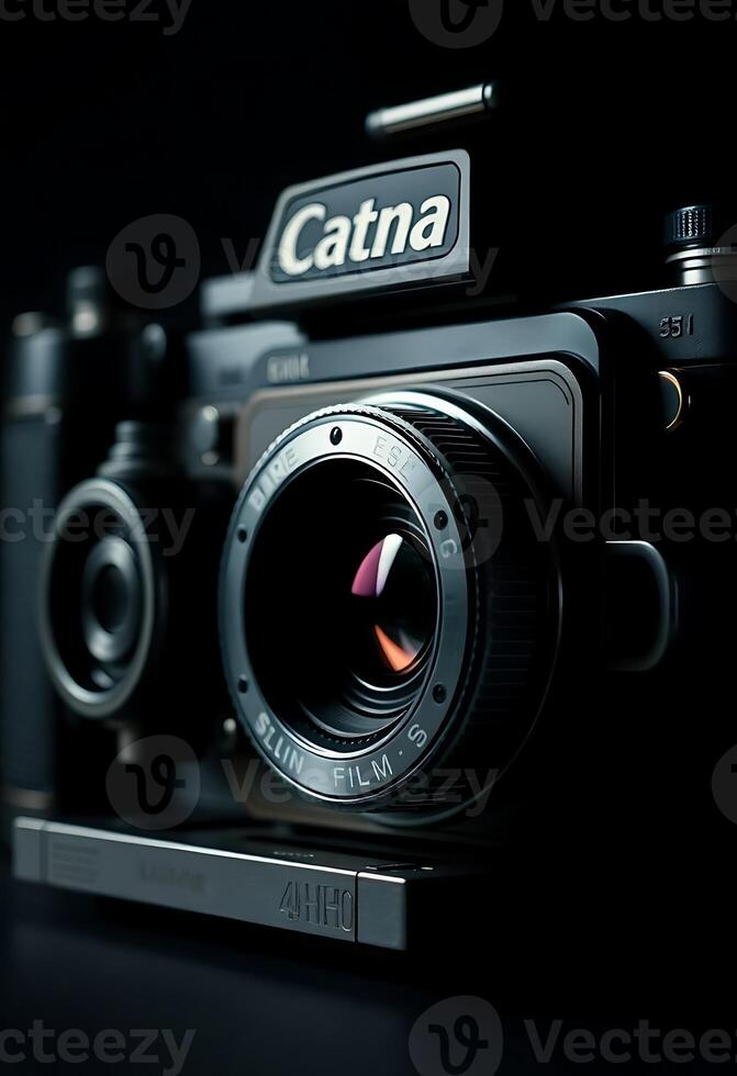 camera with a lens attached to it photo