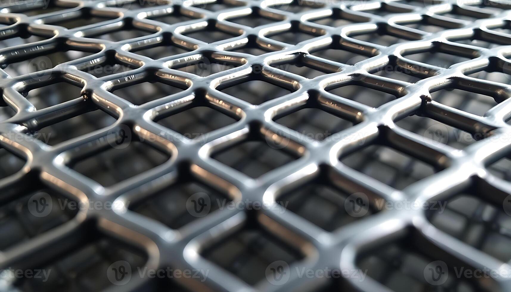 close up view of a metal grate photo