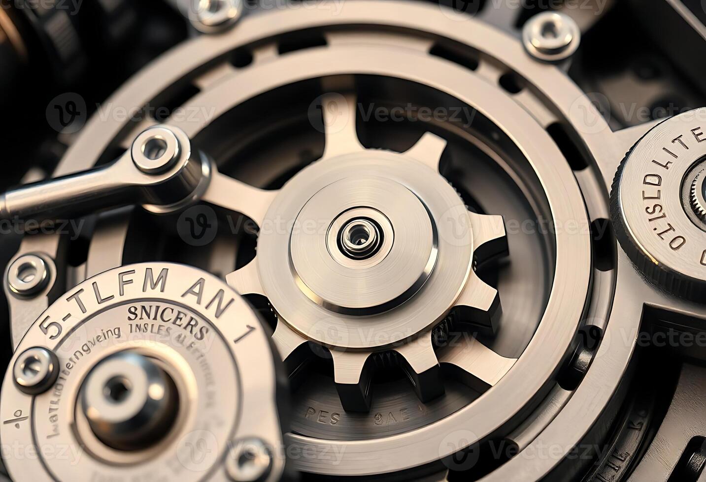 close up view of the gears of a motorcycle photo