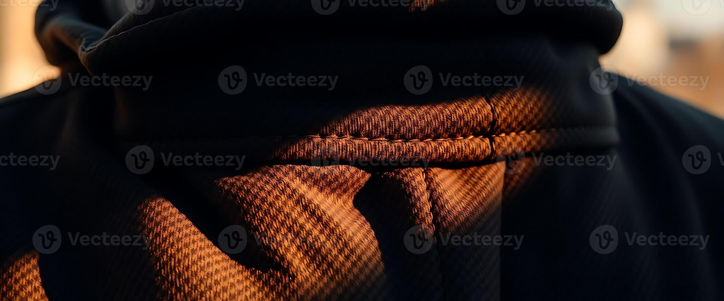 close up of a person wearing a black shirt photo