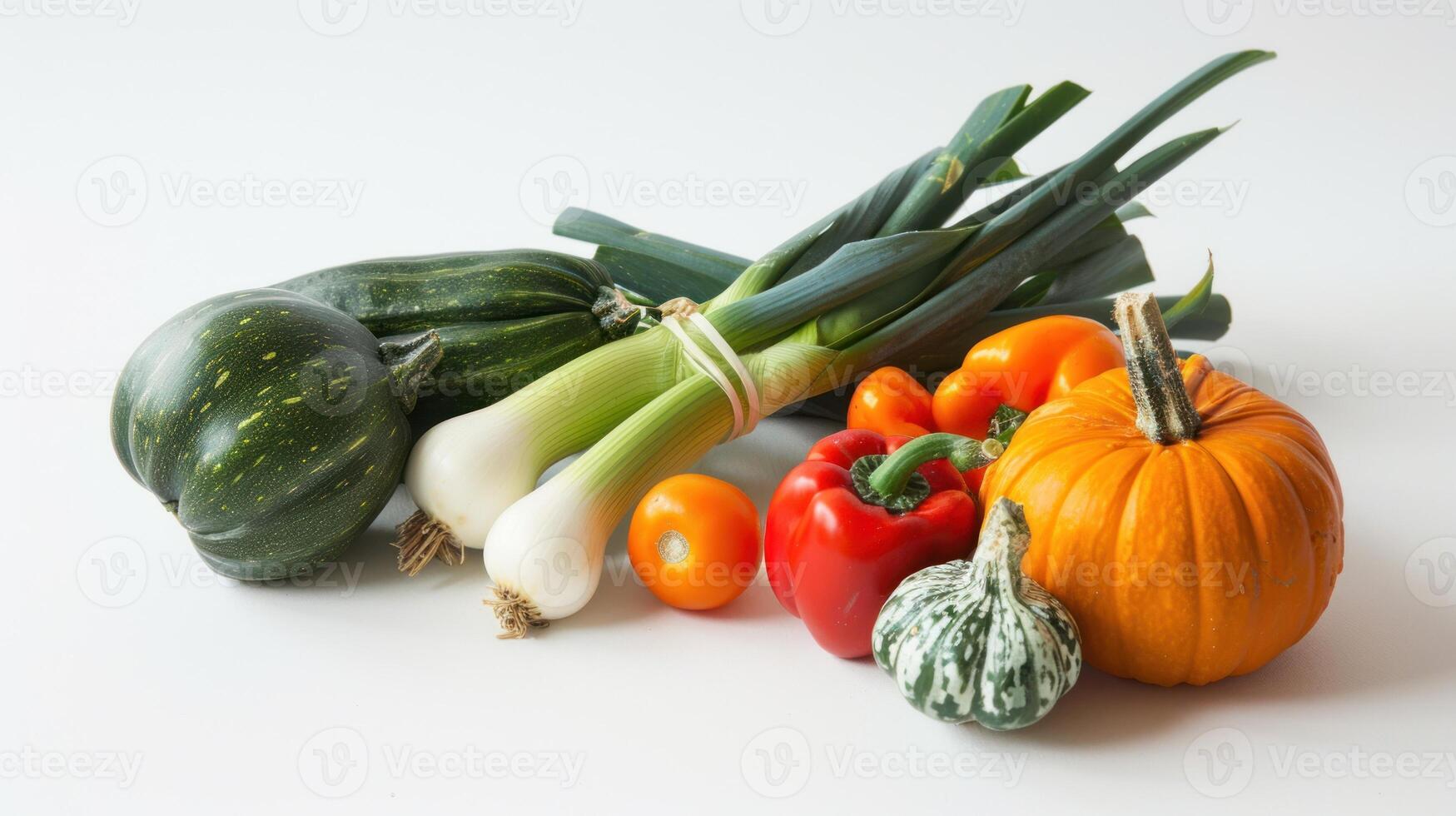 Assorted fresh vegetables photo
