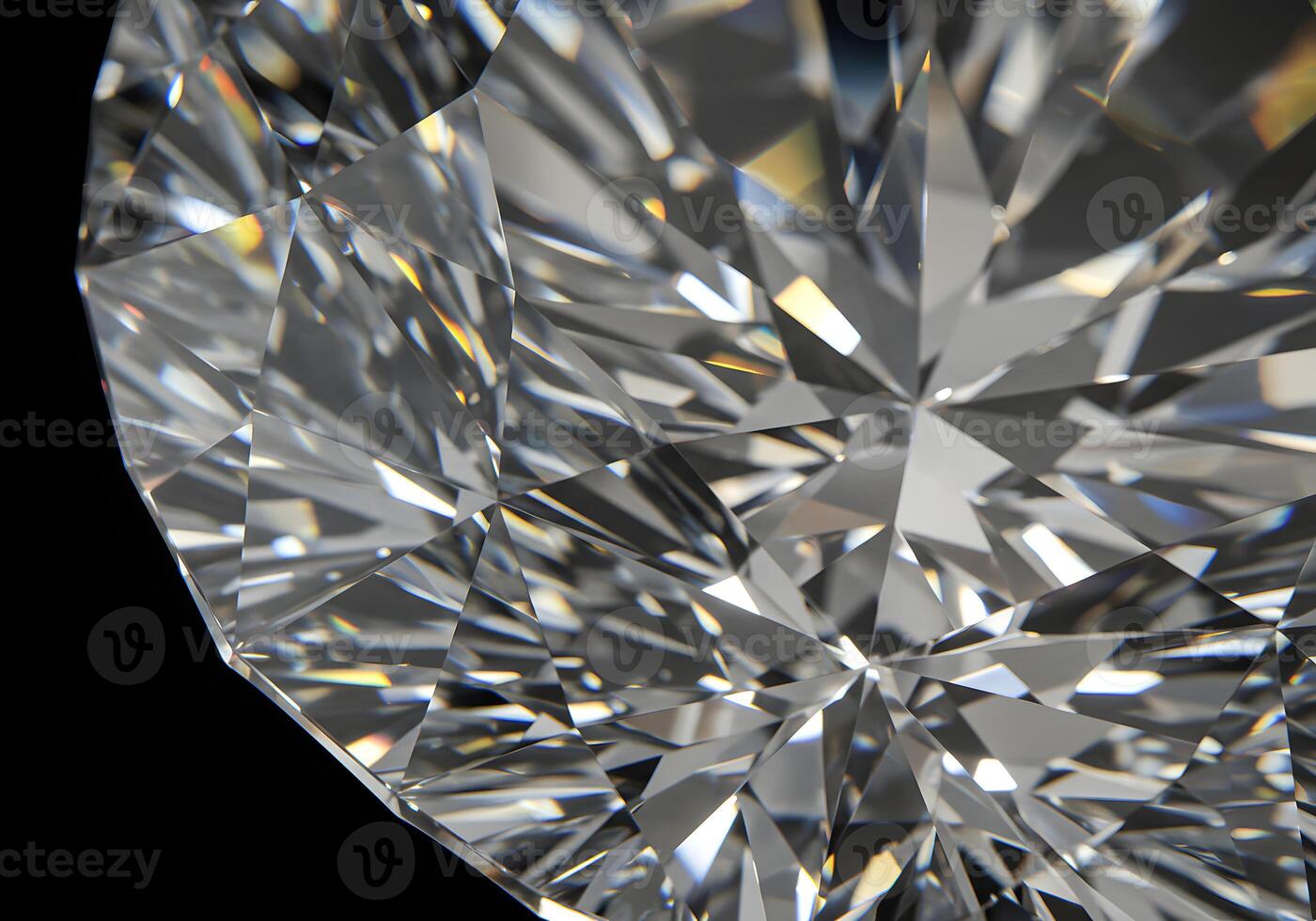 A diamond is shown in a close up view photo
