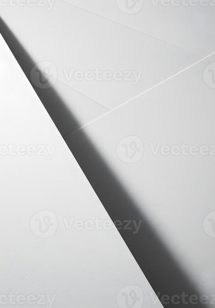 A white wall with a shadow on it photo
