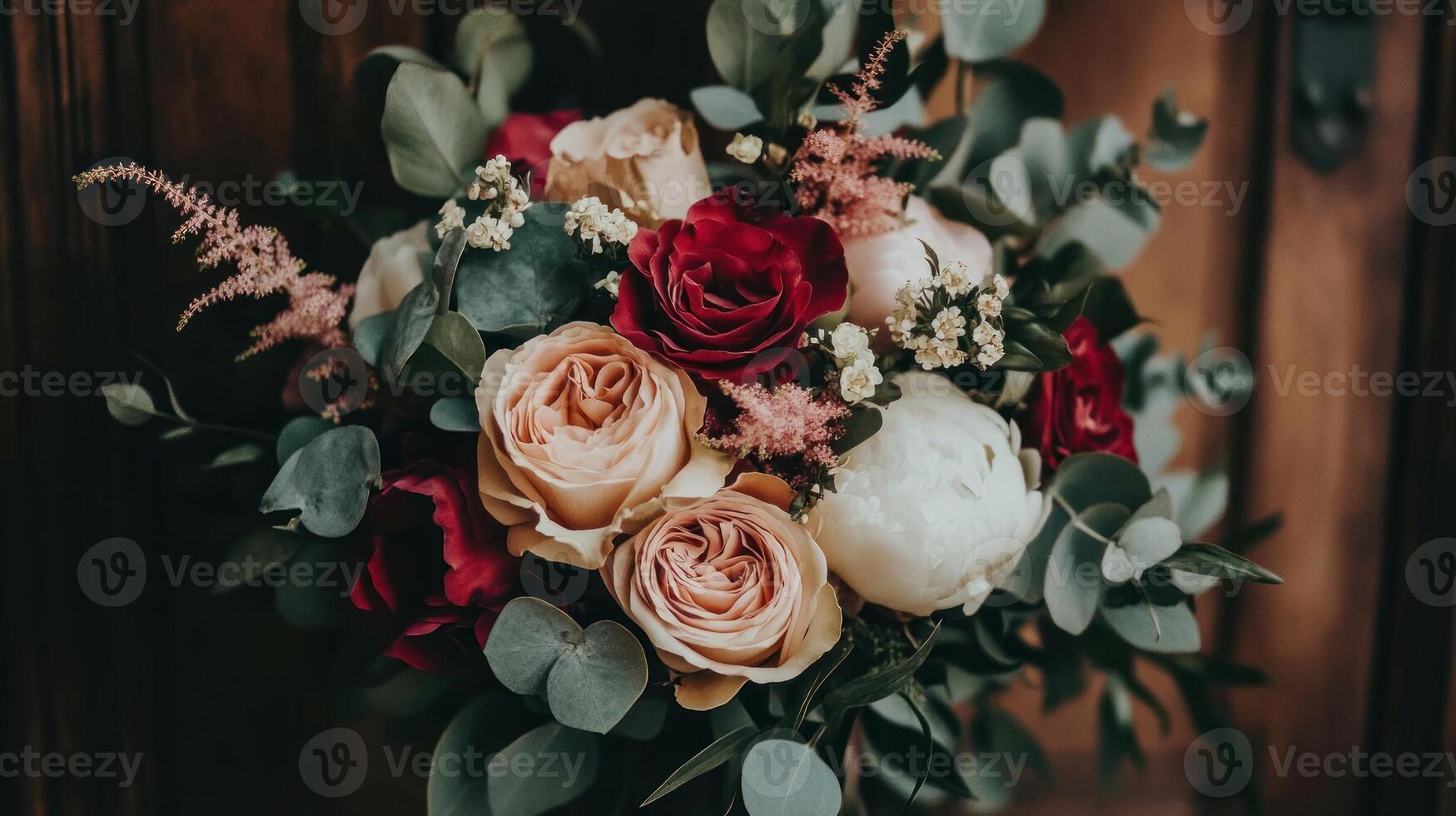 Romantic floral bouquet photo
